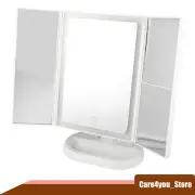 Vanity Mirror 3 Color Lighting Modes Rechargeable with USB Port White 1pcs