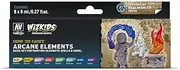 Vallejo Wizkids Premium Paint Arcane Elements 8 piece Colours Set
