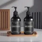 1/2/3 Pcs 500ml Soap Dispenser Bottles Wall Mounted Holder Hooks with 6 Labels