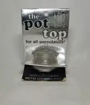 Gemco the Pot Top Replacement Percolator Glass Top For All Percolators NOS (B2)