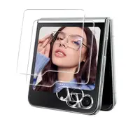[2 Pack] ZUSLAB Camera Lens Protector for Samsung Galaxy Z Flip 6 HD Premium Tempered Glass Screen Film (2024)