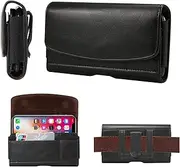 Case Cover Holster Compatible with iPhone 11 Pro/XS/X Leather Belt Clip Pouch, Belt Holster Case Pouch Compatible with Samsung Galaxy s10e/S9/S8/S7/S6 edge/S6. Wallet Case With Card Holder phone holst