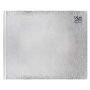 Letts Ladydate Quarto Guest Book Notebook Landscape Silver Home Stationery