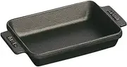 [STAUB] Mini Dish Rectangular 15 x 11 cm, Black