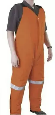 NORTH HONEYWELL COLD CONDITIONS FIRE RETARDANT BIB PANTS, ORANGE TNV130LMG