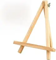 Angoily Mini Easel Beechwood A-Frame Photo Frame Bracket Tabletop Display Triangle Stand Great for Art Students