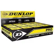 Dunlop Pro XX Squash Balls Box of 12 Official WSF PSA WISPA Durable Performance