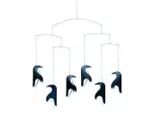 Flensted Penguin Talk Parade Modern Hanging Mobile Kinetic Art Decor Danish