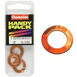 Champion Handy Pack Copper Washers BH069, 3/8"