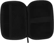 Portable Mini Printer and External Hard Drive Storage Case Organizer Bag for Compact Design with Mesh Pocket Black