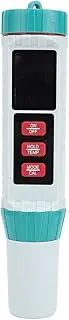 5 in 1 P H Salt Tester, P H Tester Digital, Pool Salt Tester, High Accuracy Water Quality Pen Sensor with LCD Display for Drinking, Aquarium, Pool, Hydroponics