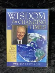 DVD WISDOM FOR CHANGING TIMES - PAT ROBERTSON (DVD, 2008) New and sealed