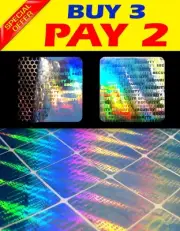180 warranty security Hologram sticker label VOID seals tamper proof 1"x1"