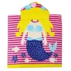 Onkaparinga Kids 60x120cm Absorbent Hooded Beach/Bath/Swim Towel Ocean Mermaid