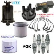 Tune Up Kit Filters Cap Wire Spark Plugs For PLYMOUTH COLT L4 1.5L 1991
