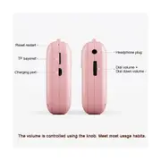 E200 Wireless Bluetooth Speaker Loudspeaker Super Bass Stereo Usb Computer Music Mp3 Player Pink