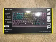 Corsair K70 RGB TKL Champion Series Optical Mechanical Gaming Keyboard Brand New