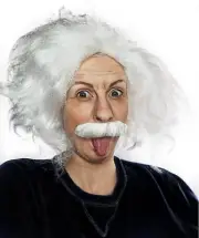 White Wigs for Men Cosplay Wigs Synthetic Scientist Wig Scientist Physicist Cost