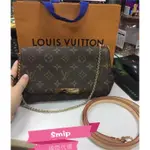 現貨+免運 LV LOUISVUITTON FAVORITE MM M40718 斜背包 肩背包 熱賣實用款 99新