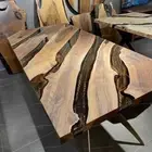 EPOXY DINING TABLE, HANDMADE DINING TABLE, RESIN CENTER TABLE, COFFEE TABLE TOP