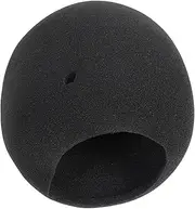 Yardwe Microphone Protective Cover Sponge Voice Tube Windshield for Easy to Install Mic Protector for High Wind Recording Replacement for Old Broken Covers