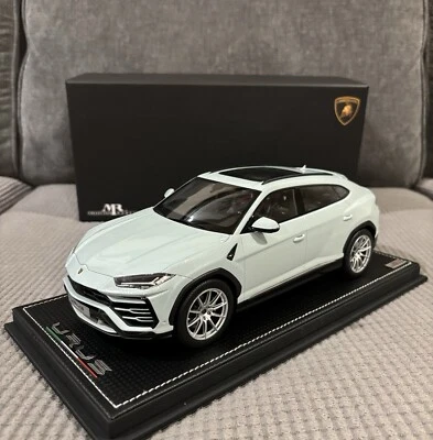 1:18 MR Collection Lamborghini Urus Ice Blue White Limited 20 PCs With Case