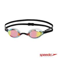 在飛比找PChome24h購物優惠-SPEEDO 成人競技鏡面泳鏡 SPEEDSOCKET 白