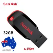 SanDisk USB Flash Drive 32GB Memory Stick Pen USB Cruzer CZ50