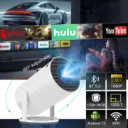 4K HD Projector Android LED WiFi 5G Bluetooth HDMI USB Smart Office Home Theater