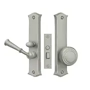 Deltana SDL688U15 Storm Door Latch; Classic; Mortise Lock; Satin Nickel Finish