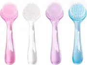 4Pcs Ergonomic Handle Nail Brush Long Nail Hand Scrubbing Cleaning Brush Lightweight Nail Hand Scrubbing Cleaning Brush for Home Daily Use