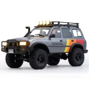 FMS FCX10 LC80 for TOYOTA Land Cruiser 80 RS 1/10 2.4G 4WD RC Car Off-Road Climbing Truck Rock Crawler LED Light Two Spe