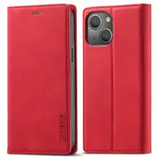 LC.IMEEKE For iPhone 14 6.1 inch Stand Flip Folio Cover ic Absorption Wallet Phone Case