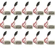 15pcs FDK CR14250SE 1/2AA 3V PLC Battery 1747-BA 1800mAh Backup Supply w/Plug