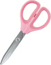 Saxa Scissors, Pink, Standard Blade, Symmetrical Handle Both Right-Hand and Left