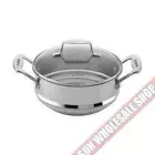100% Genuine! SCANPAN Impact Covered Multi Steamer Insert 16/18/20cm! RRP $115!