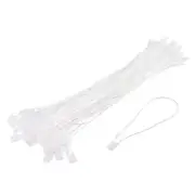 Hang Tag String Snap Lock Price Tag Fastener Ties white 7 inch 1000 pcs