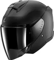 Shark Skwal Jet Dark Shadow, open face helmet , color: Matt-Black , size: M