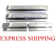 DOOR SILLS SCUFF STEP PLATE CHROME STAINLESS STEEL FOR ISUZU MU-X MUX SUV 2021 (for: Isuzu)