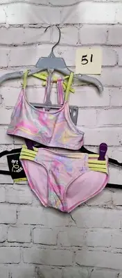 Girls Tie Dye 2pc Bikini Set art class Size small 6/6x