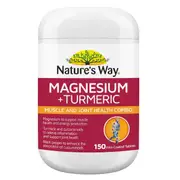 Nature's Way Magnesium & Turmeric Tablets 150 pack