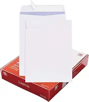 100 9 x 12 Self Seal Security White Catalog Envelopes, Ultra Strong Quick-Seal, for Secure Mailing, Documents, Photos, Heavy 28-lb Paper (ME000001)