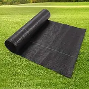 6.5FT*328FT Premium Weed Barrier Fabric Heavy Duty 3.2OZ, Woven Weed Control Fabric, Ground Cover Membrane, Weed Barrier Fabric. Ideal for use in Patios, Garden, Flower beds, Landscaping/2428 (Size :