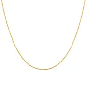18K Italian Gold Wheat Chain Necklace