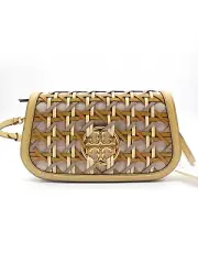 Tory Burch Miller Basketweave Clutch Shoulder Bag