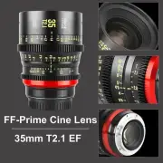 Meike FF Prime 35mm T2.1 Full Frame Cine Lens for Canon RF/EF Sony E PL/L-mount