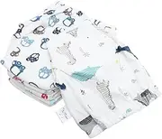 Generic 6 Pcs Training Pants 4 Layers Gauze Washable Diaper Covers for Nappy Changing Random Styles for Comfortable Sleeping and Playtime