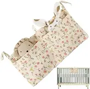 Baby Crib Pocket, Crib Suspending Bag, Crib Accessories, Nursery Organizers and Storage, 2 Pockets Dormitory Bed Bunk Organizing Bag