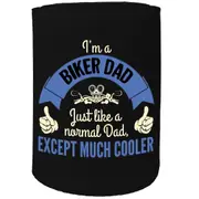 Alcohol Stubby Holder - Biker Dad Cycle Cycling Bike - Funny Novelty Birthday Gift Joke Beer Can Bottle