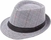 [NBNFMKHI] Men's Fedora Summer Casual Jazz Hat Outdoor Sun Protection and Sunshade Cap